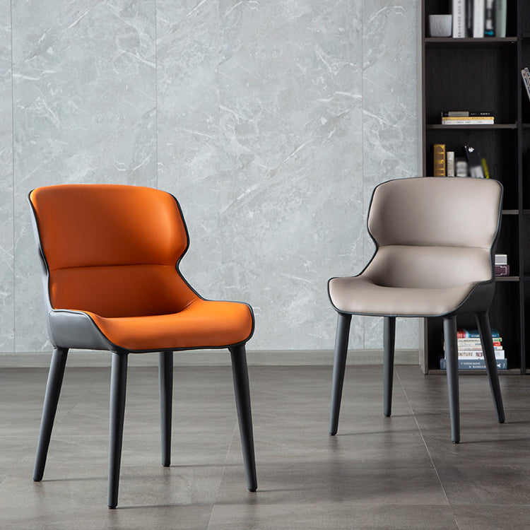 Chaise de salle à manger de style contemporain éponge chaise latéral rembourrée pour la maison