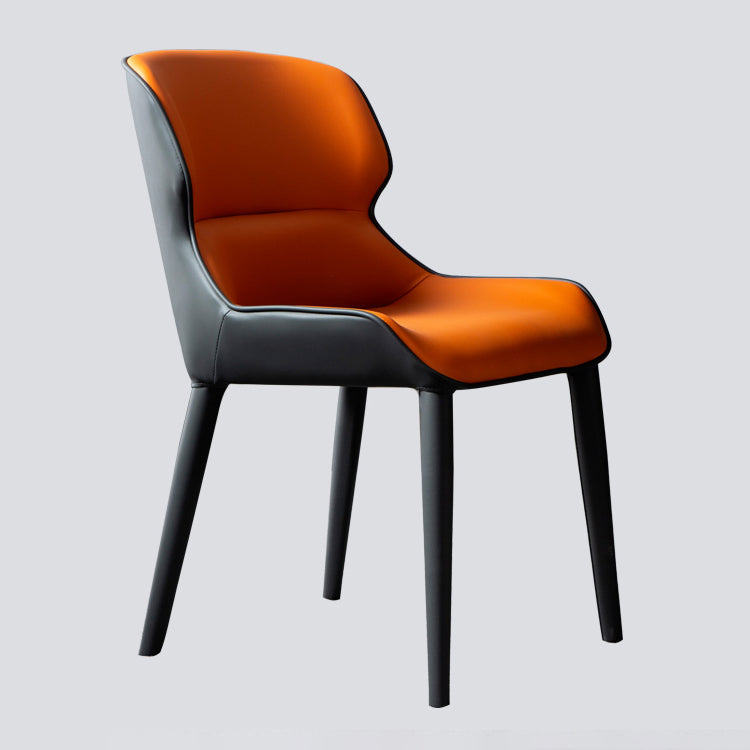 Chaise de salle à manger de style contemporain éponge chaise latéral rembourrée pour la maison