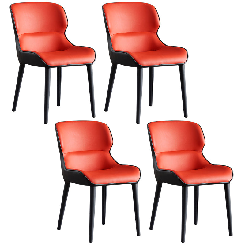 Chaise de salle à manger de style contemporain éponge chaise latéral rembourrée pour la maison