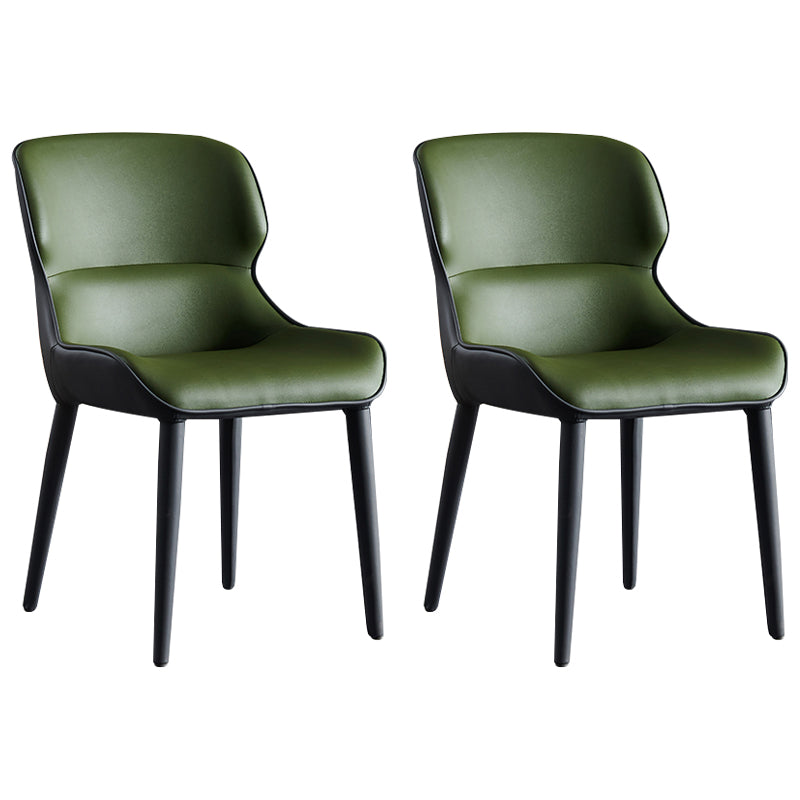Chaise de salle à manger de style contemporain éponge chaise latéral rembourrée pour la maison