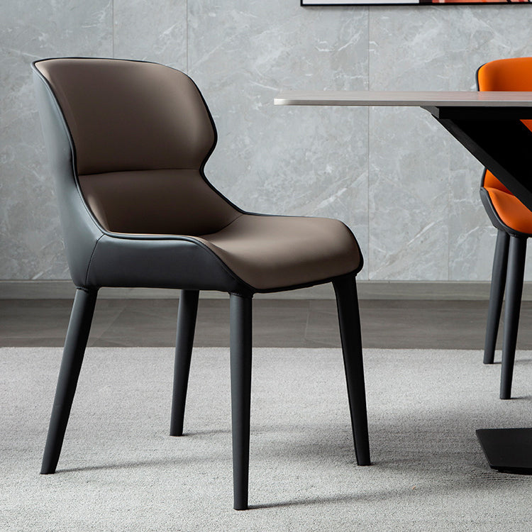 Chaise de salle à manger de style contemporain éponge chaise latéral rembourrée pour la maison