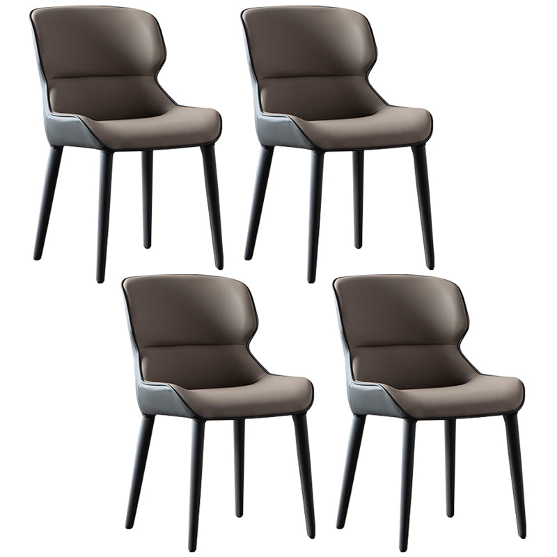 Chaise de salle à manger de style contemporain éponge chaise latéral rembourrée pour la maison