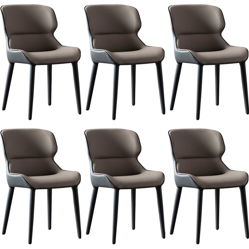 Chaise de salle à manger de style contemporain éponge chaise latéral rembourrée pour la maison