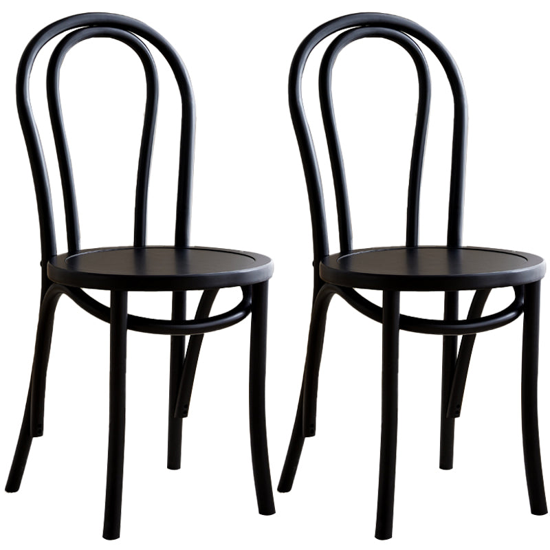 Chaise d'appoint de salle à manger en bois massif avec dossier Windsor moderne, chaise d'appoint de cuisine