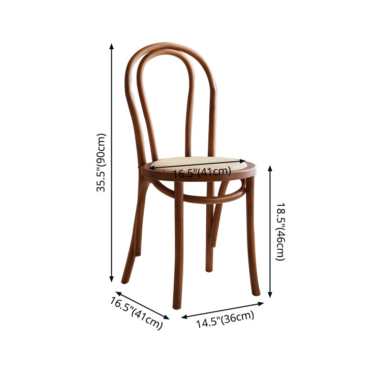 Chaise d'appoint de salle à manger en bois massif avec dossier Windsor moderne, chaise d'appoint de cuisine