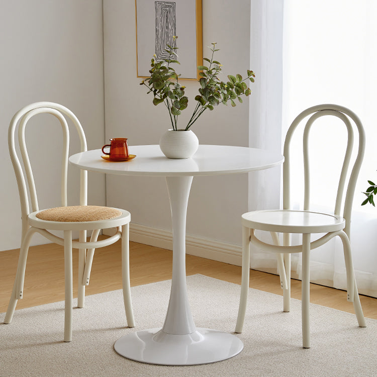 Chaise d'appoint de salle à manger en bois massif avec dossier Windsor moderne, chaise d'appoint de cuisine