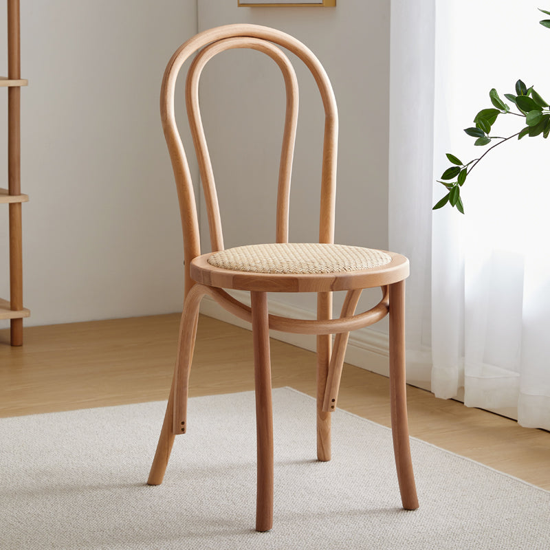 Chaise d'appoint de salle à manger en bois massif avec dossier Windsor moderne, chaise d'appoint de cuisine