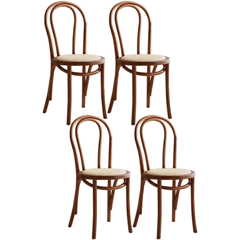 Chaise d'appoint de salle à manger en bois massif avec dossier Windsor moderne, chaise d'appoint de cuisine