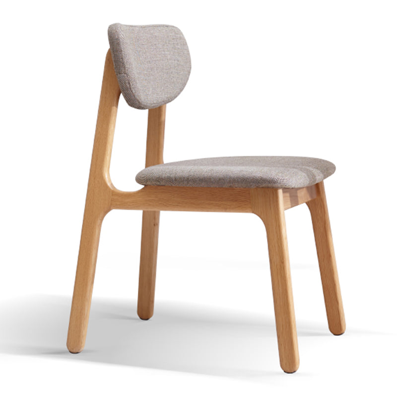 Sedia sala da pranzo scandinava in legno massiccio.