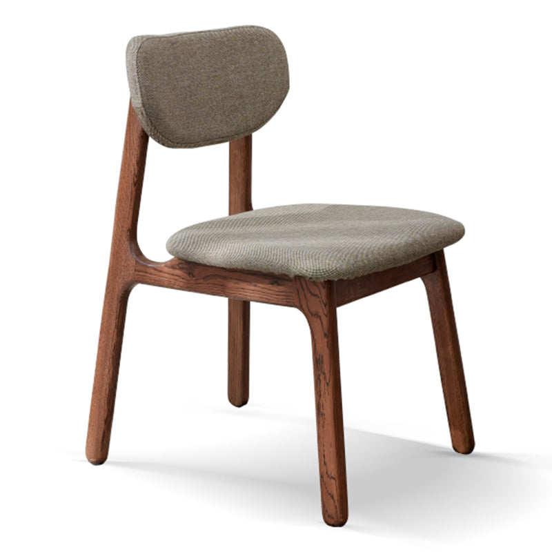 Sedia sala da pranzo scandinava in legno massiccio.