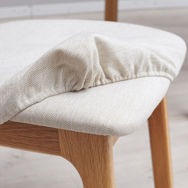 Sedia sala da pranzo scandinava in legno massiccio.