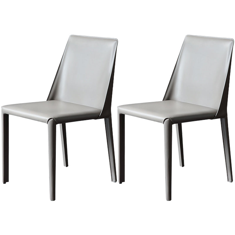 Cuisine contemporaine en métal dinant la chaise latérale solide arrière dinant la chaise latérale