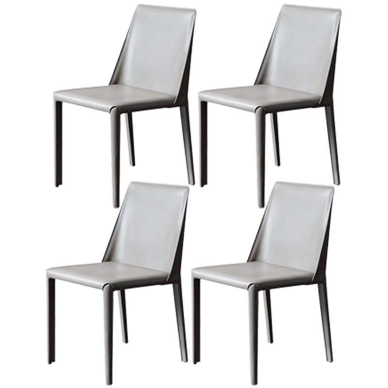 Cuisine contemporaine en métal dinant la chaise latérale solide arrière dinant la chaise latérale