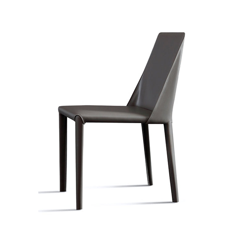 Cuisine contemporaine en métal dinant la chaise latérale solide arrière dinant la chaise latérale
