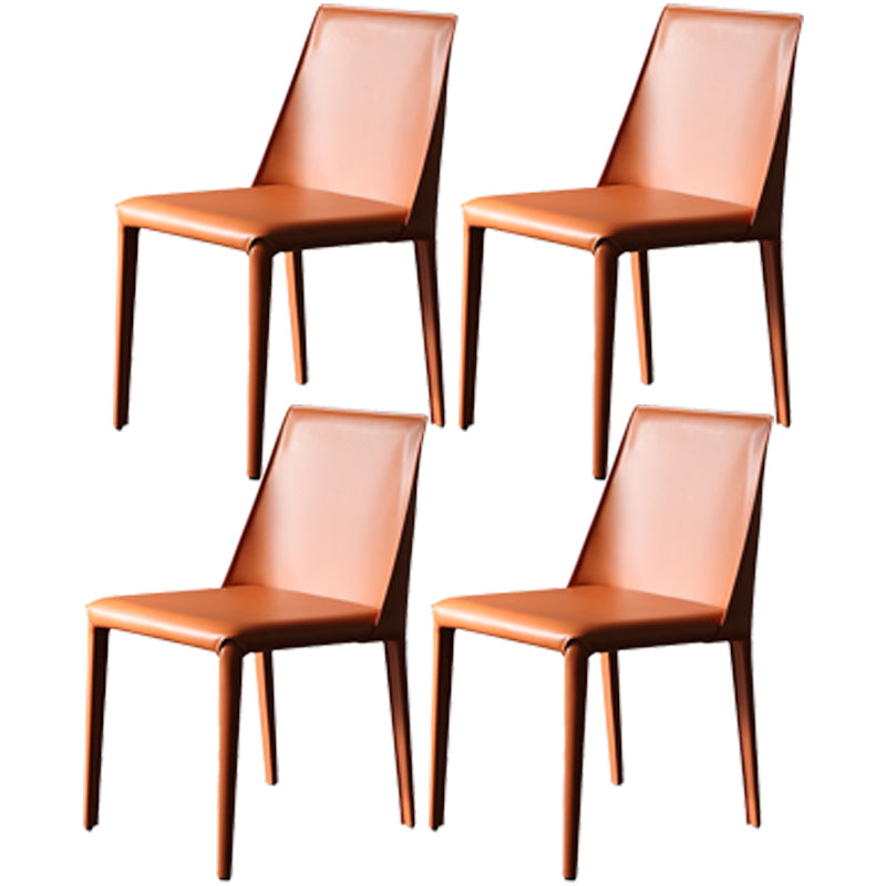 Cuisine contemporaine en métal dinant la chaise latérale solide arrière dinant la chaise latérale