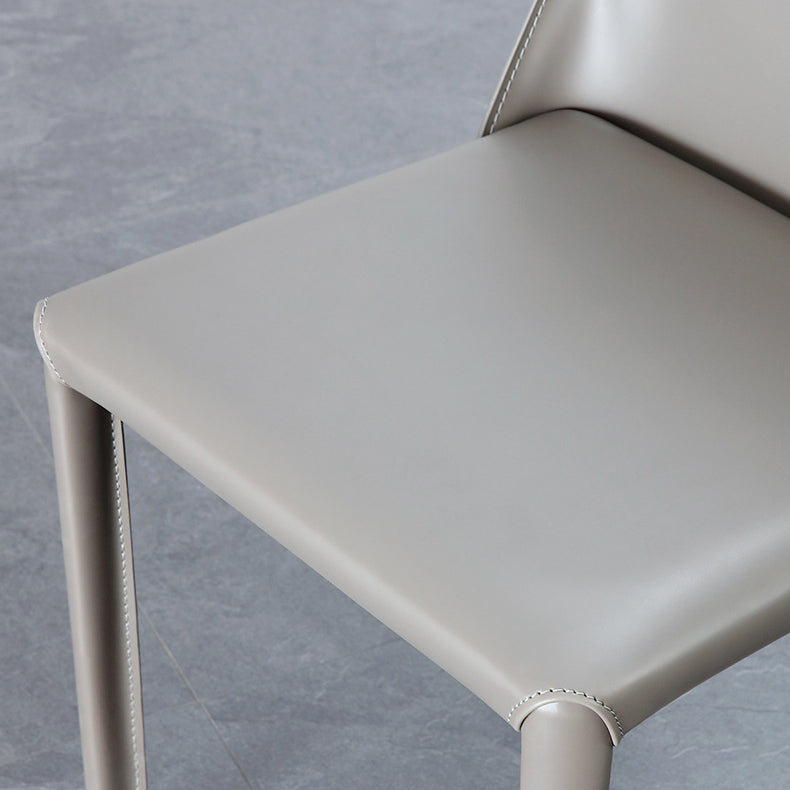 Cuisine contemporaine en métal dinant la chaise latérale solide arrière dinant la chaise latérale