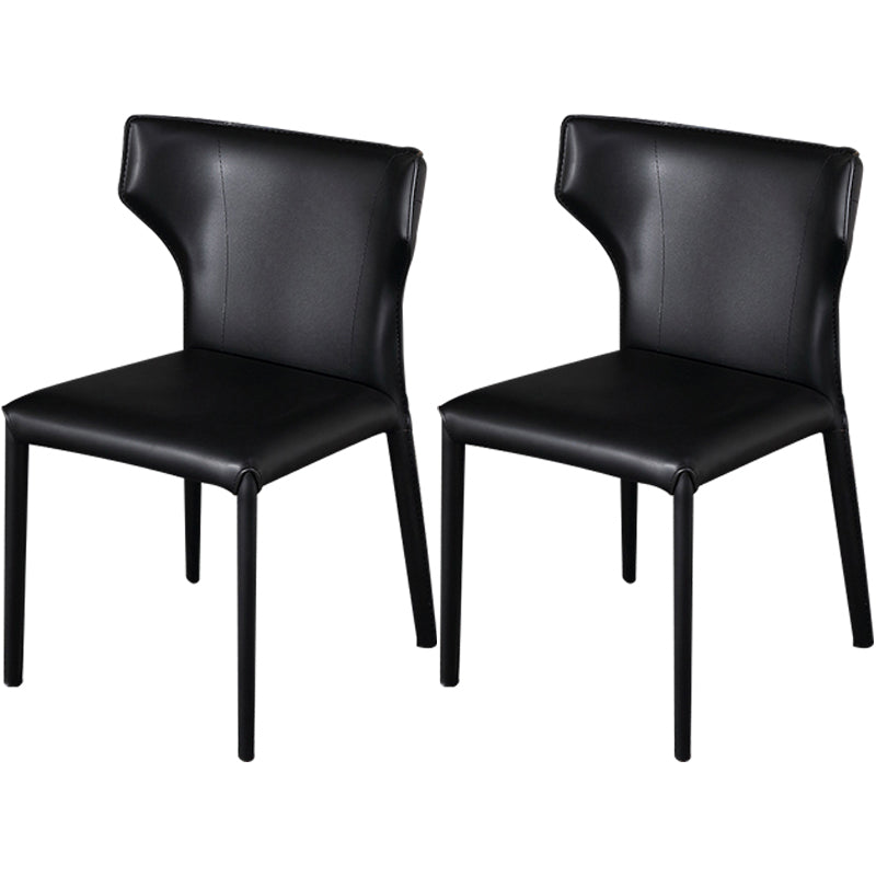 Cuisine contemporaine Solide Back Dining Claid Tite Metal Dining Dining Side Side