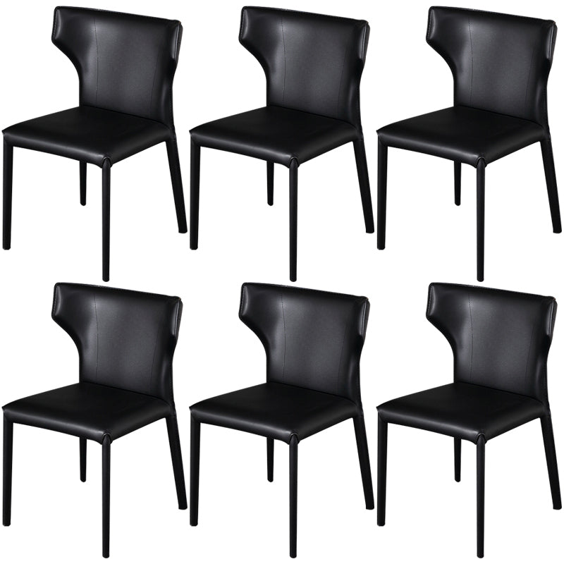 Cuisine contemporaine Solide Back Dining Claid Tite Metal Dining Dining Side Side