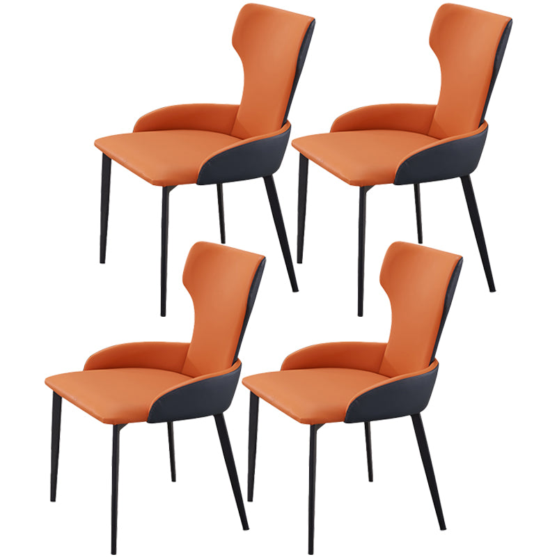 Chaise latérale de style contemporain de style contemporain en métal de 21 '' chaise large