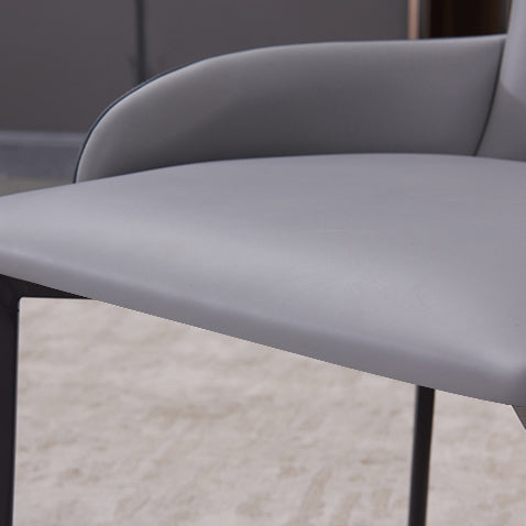 Chaise latérale de style contemporain de style contemporain en métal de 21 '' chaise large