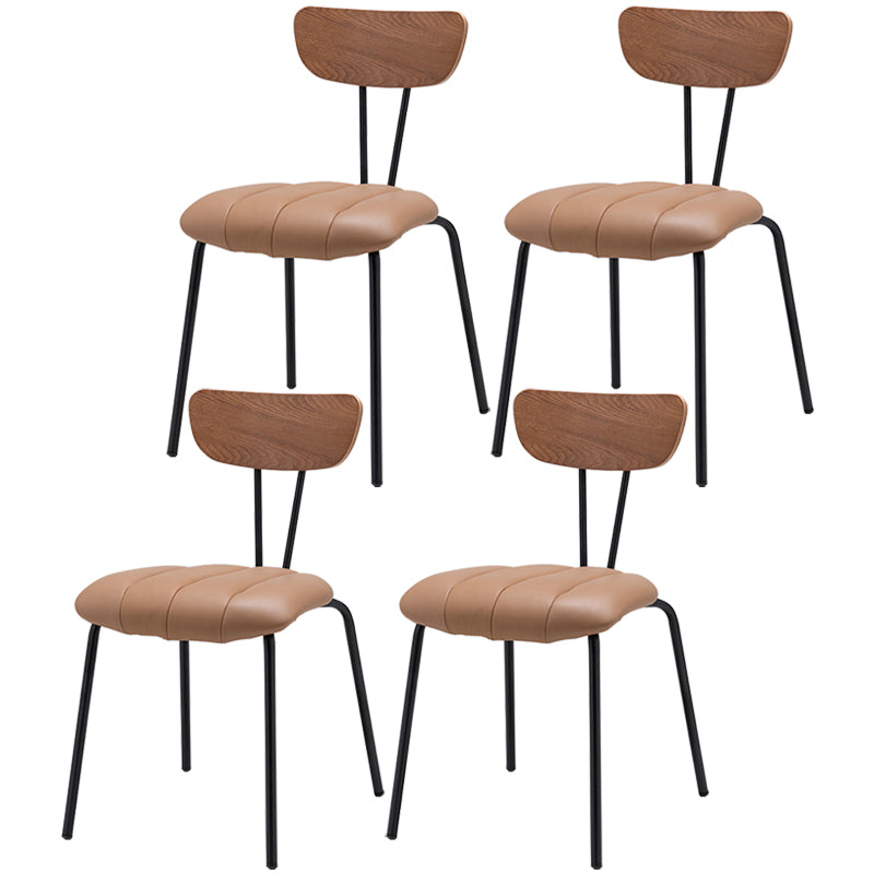 Nordic Style Solid Wood Dining Room Chair Open Back Dining Side Chair for Home Use