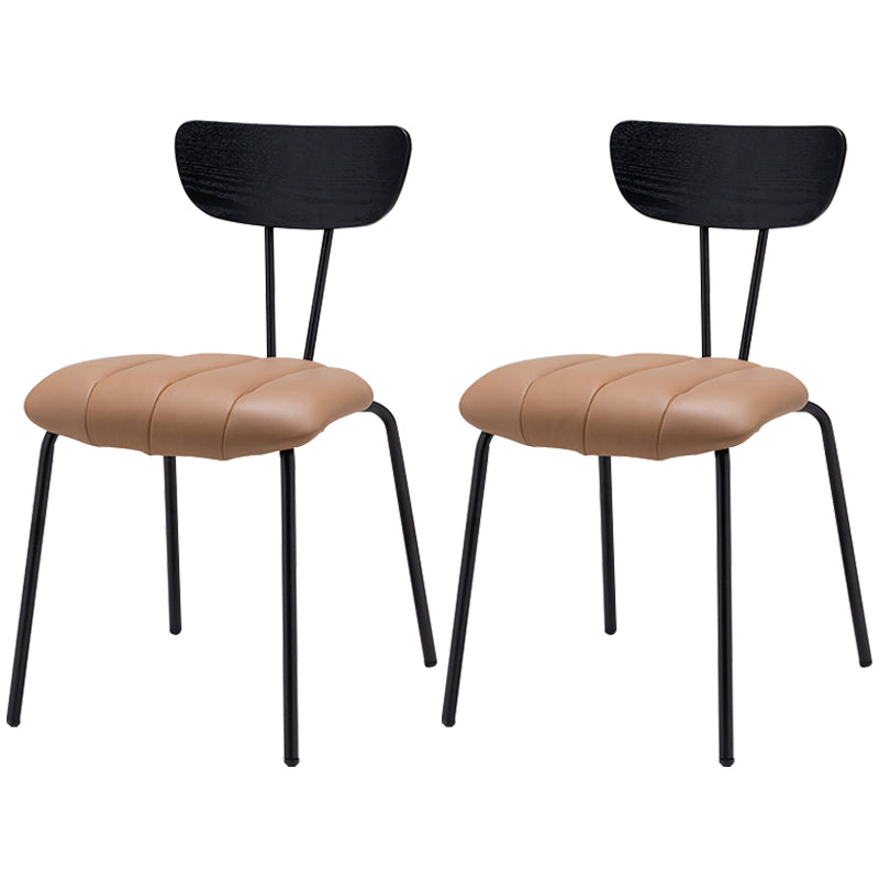 Nordic Style Solid Wood Dining Room Chair Open Back Dining Side Chair for Home Use
