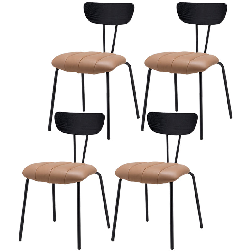 Nordic Style Solid Wood Dining Room Chair Open Back Dining Side Chair for Home Use
