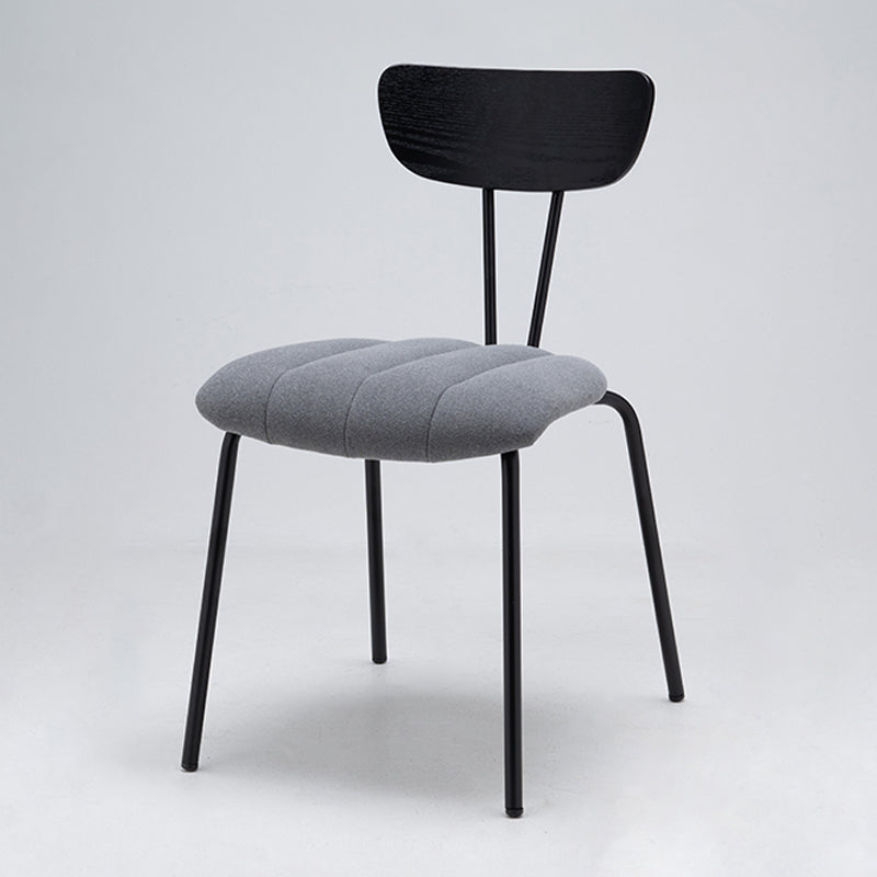 Nordic Style Solid Wood Dining Room Chair Open Back Dining Side Chair for Home Use