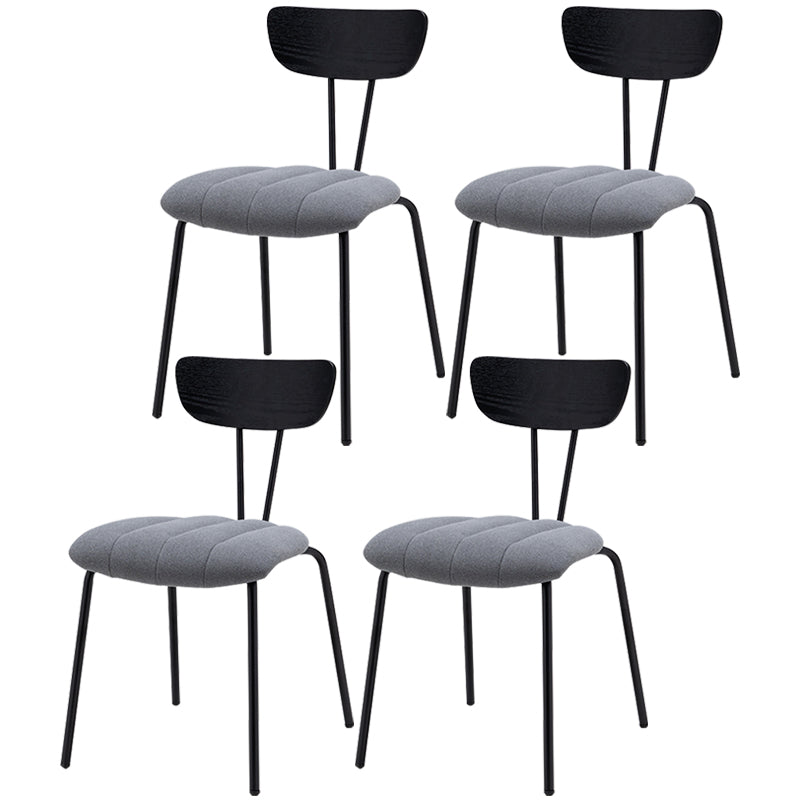Nordic Style Solid Wood Dining Room Chair Open Back Dining Side Chair for Home Use