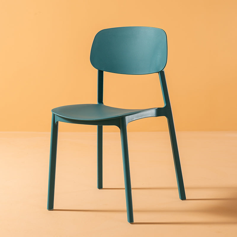 Multicolor Contemporary Style Side Chair Set Open Back Side Dining Chair
