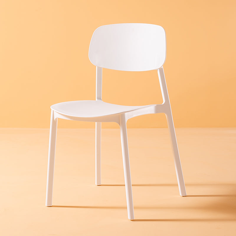 Multicolor Contemporary Style Side Chair Set Open Back Side Dining Chair