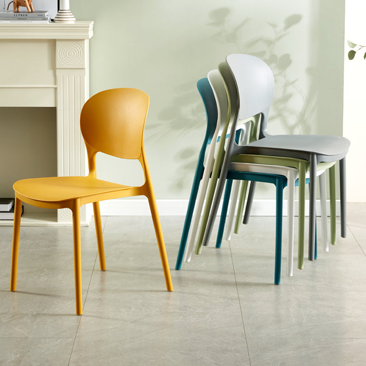 Chaise latérale arrière ouverte en plastique moderne 32" H dinant la chaise latérale pour le restaurant