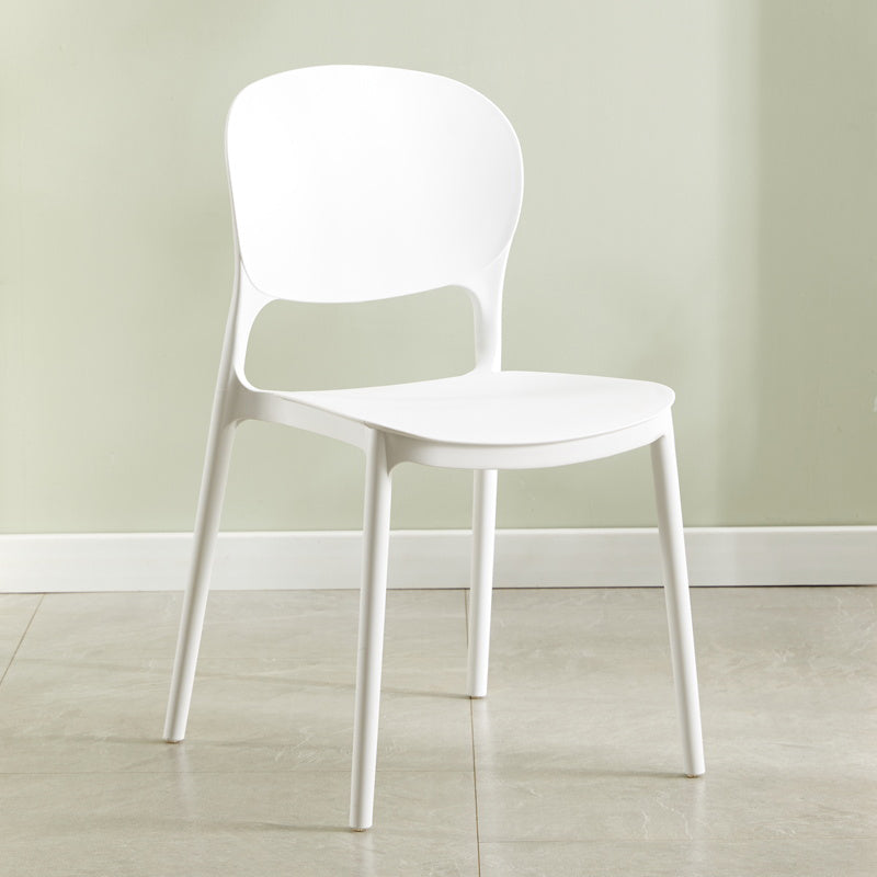 Chaise latérale arrière ouverte en plastique moderne 32" H dinant la chaise latérale pour le restaurant