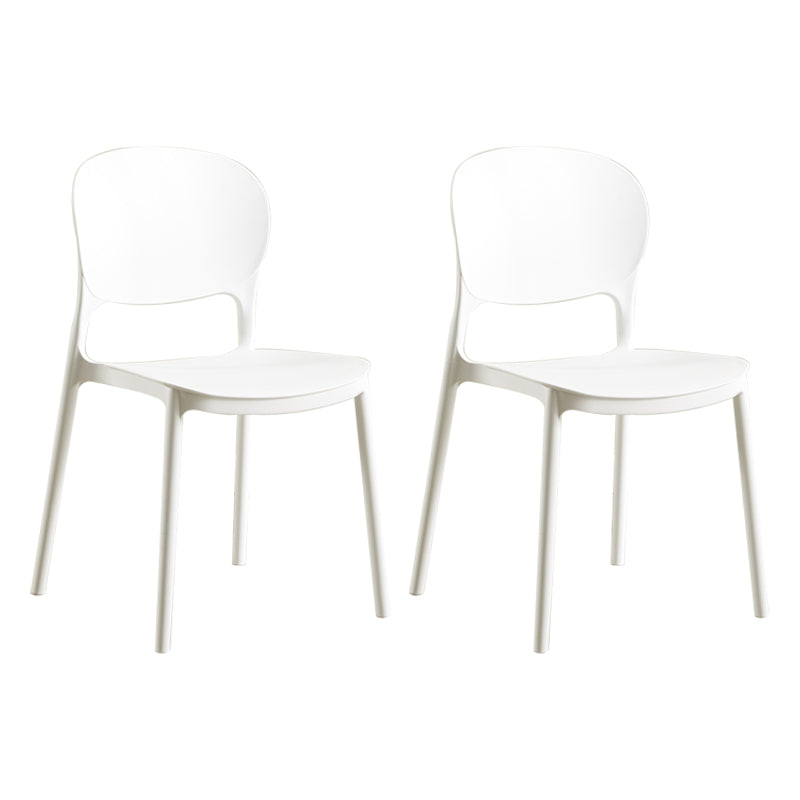 Chaise latérale arrière ouverte en plastique moderne 32" H dinant la chaise latérale pour le restaurant