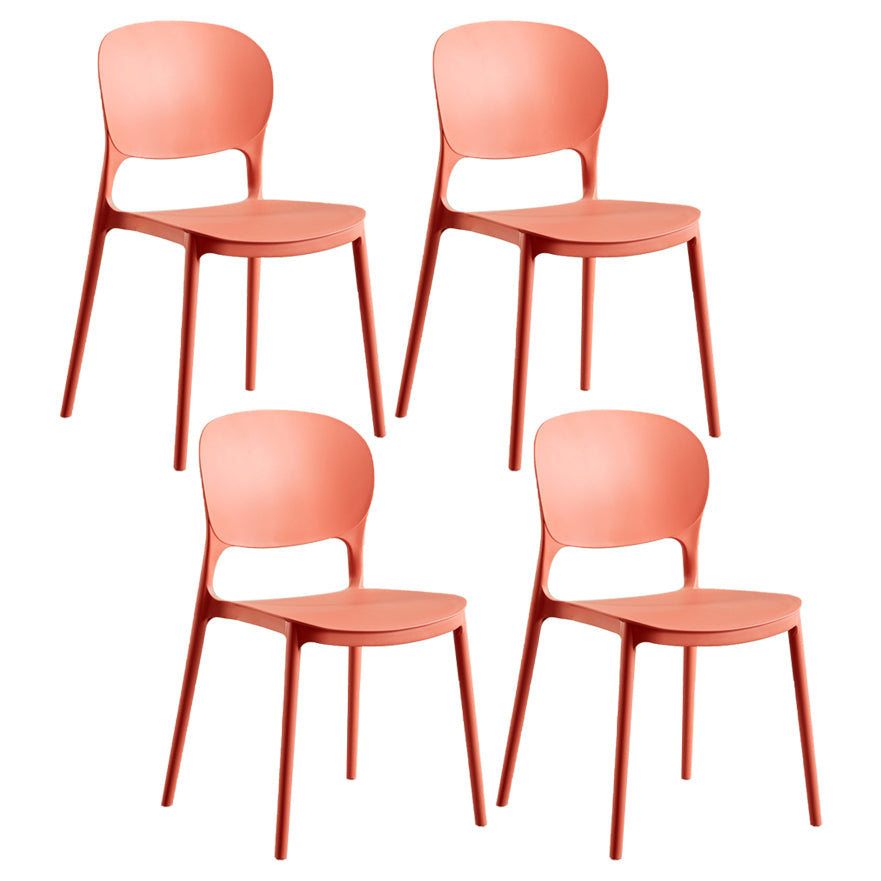 Chaise latérale arrière ouverte en plastique moderne 32" H dinant la chaise latérale pour le restaurant