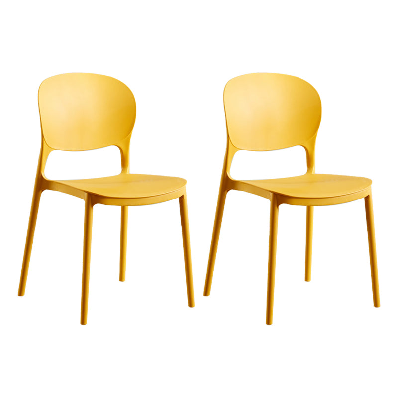Chaise latérale arrière ouverte en plastique moderne 32" H dinant la chaise latérale pour le restaurant