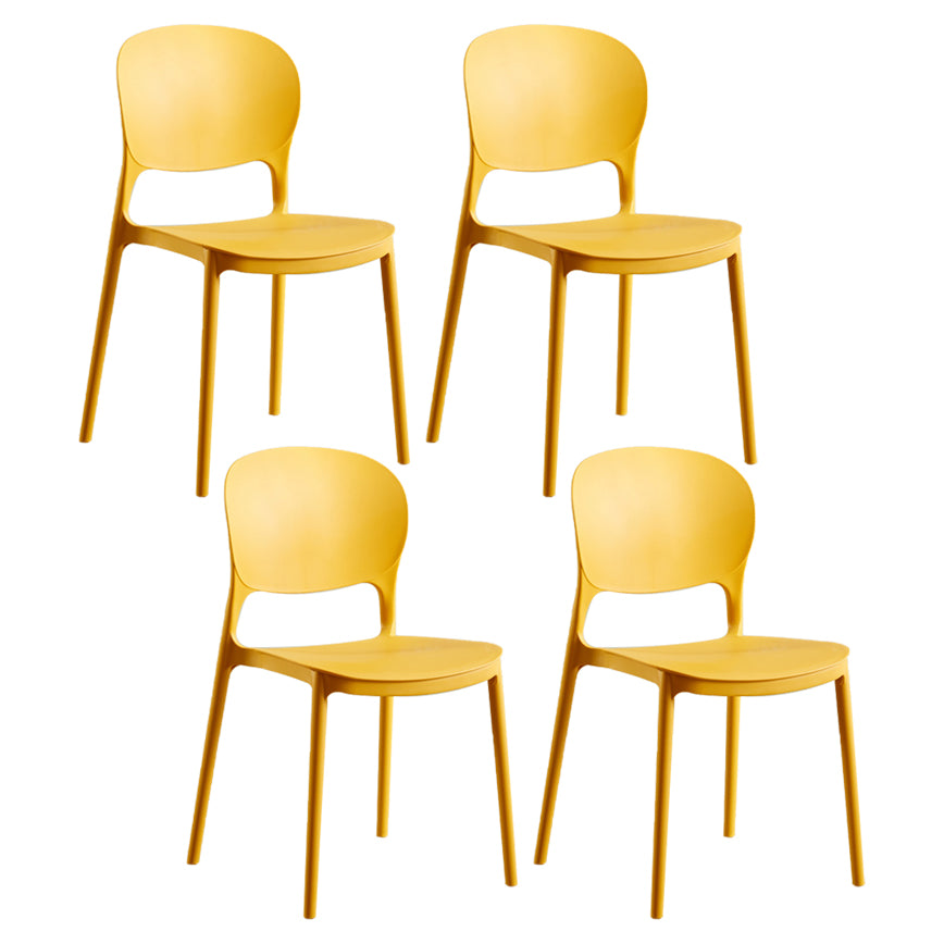 Chaise latérale arrière ouverte en plastique moderne 32" H dinant la chaise latérale pour le restaurant