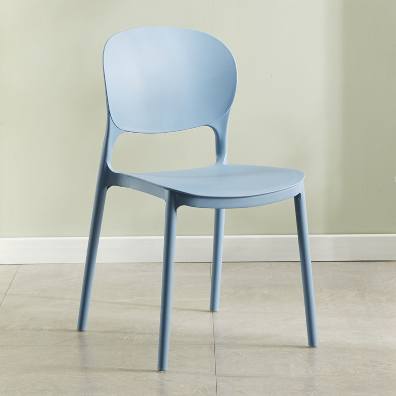 Chaise latérale arrière ouverte en plastique moderne 32" H dinant la chaise latérale pour le restaurant