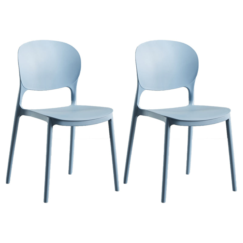 Chaise latérale arrière ouverte en plastique moderne 32" H dinant la chaise latérale pour le restaurant