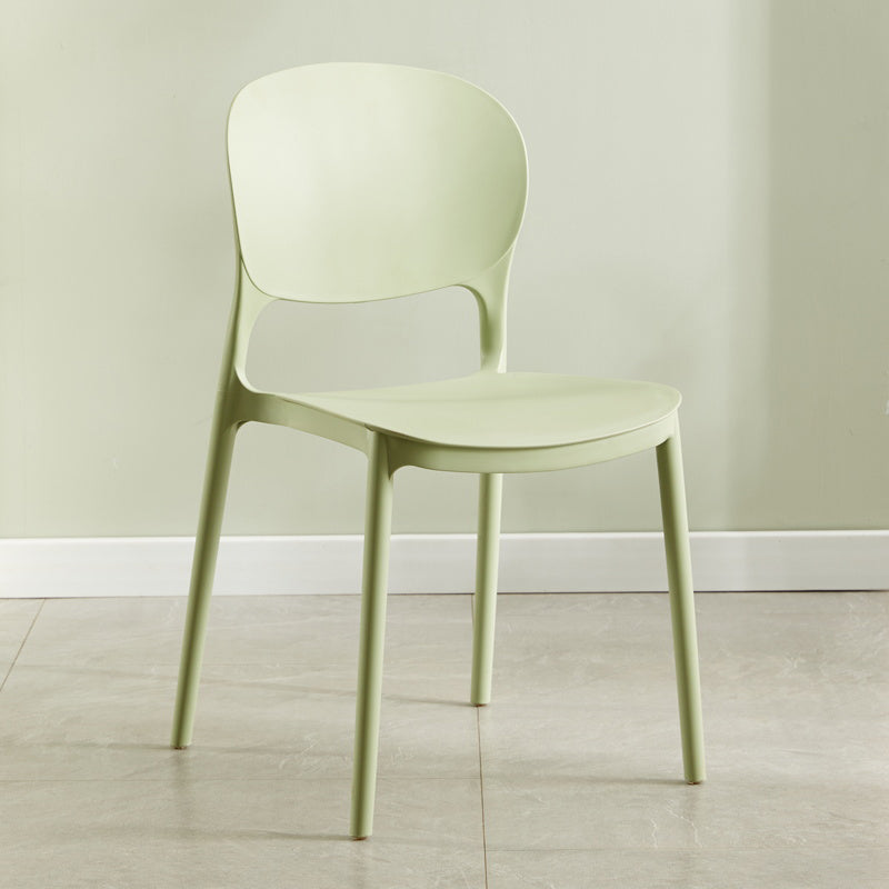 Chaise latérale arrière ouverte en plastique moderne 32" H dinant la chaise latérale pour le restaurant