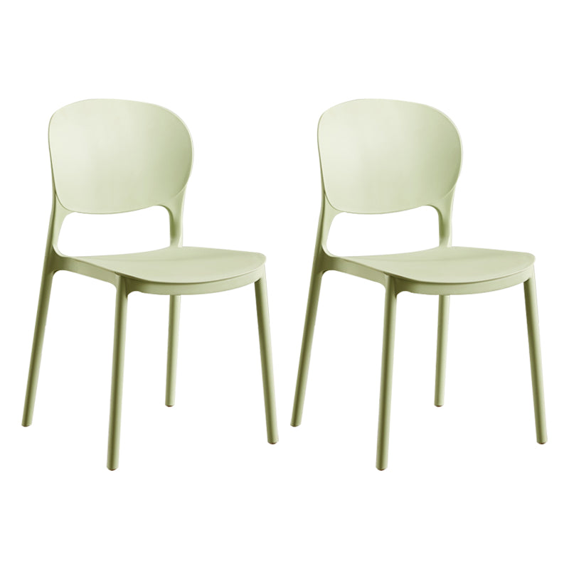 Chaise latérale arrière ouverte en plastique moderne 32" H dinant la chaise latérale pour le restaurant