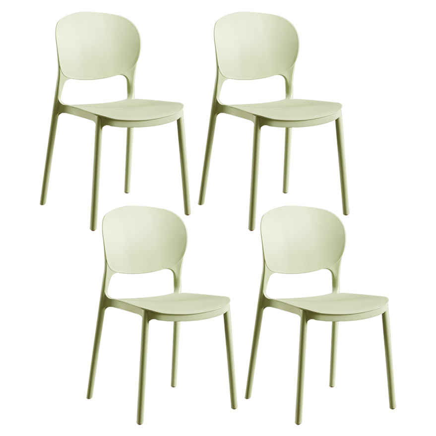Chaise latérale arrière ouverte en plastique moderne 32" H dinant la chaise latérale pour le restaurant