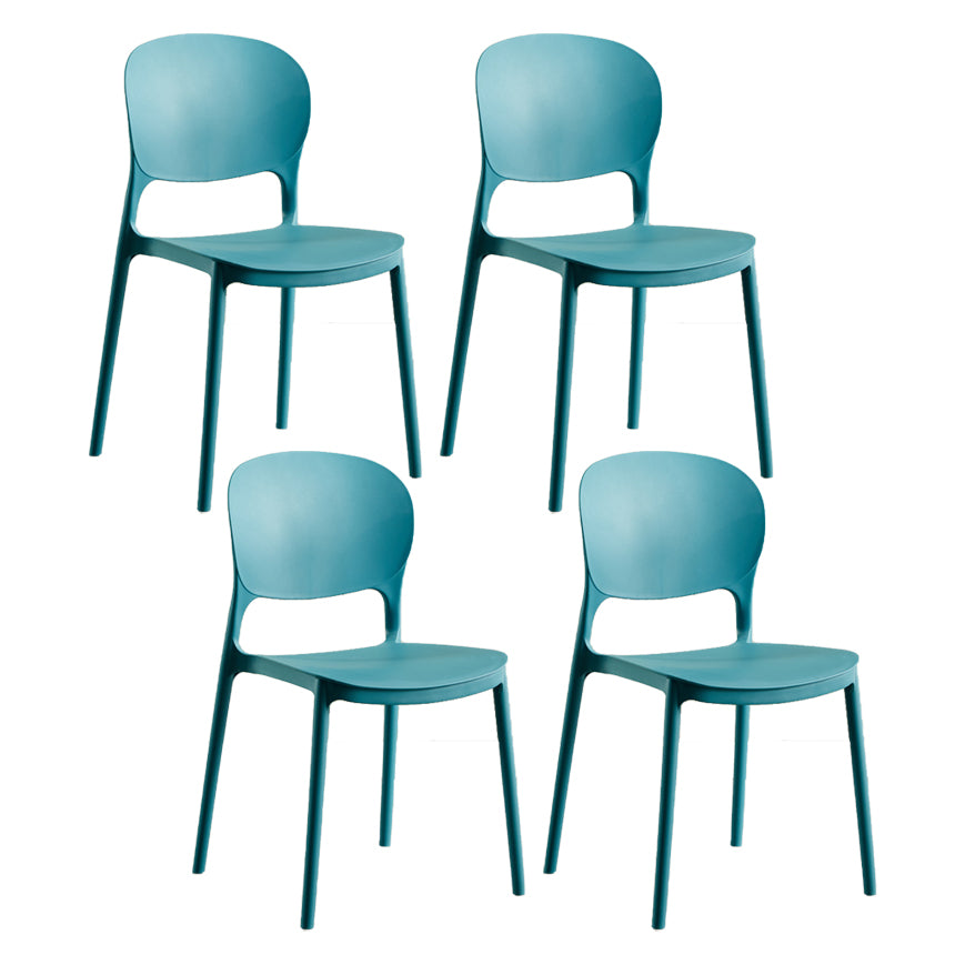 Chaise latérale arrière ouverte en plastique moderne 32" H dinant la chaise latérale pour le restaurant
