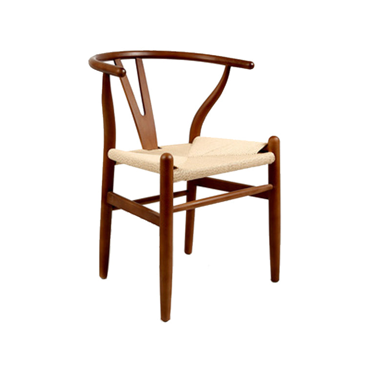 Glam Style Wood Dining Side Chair Armless Dining Chairs for Dining Room