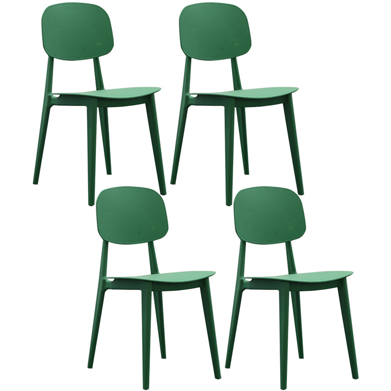 Plastic nordique Open Danding Dining Claid 32 "H Chaise de salle à manger pour restaurant