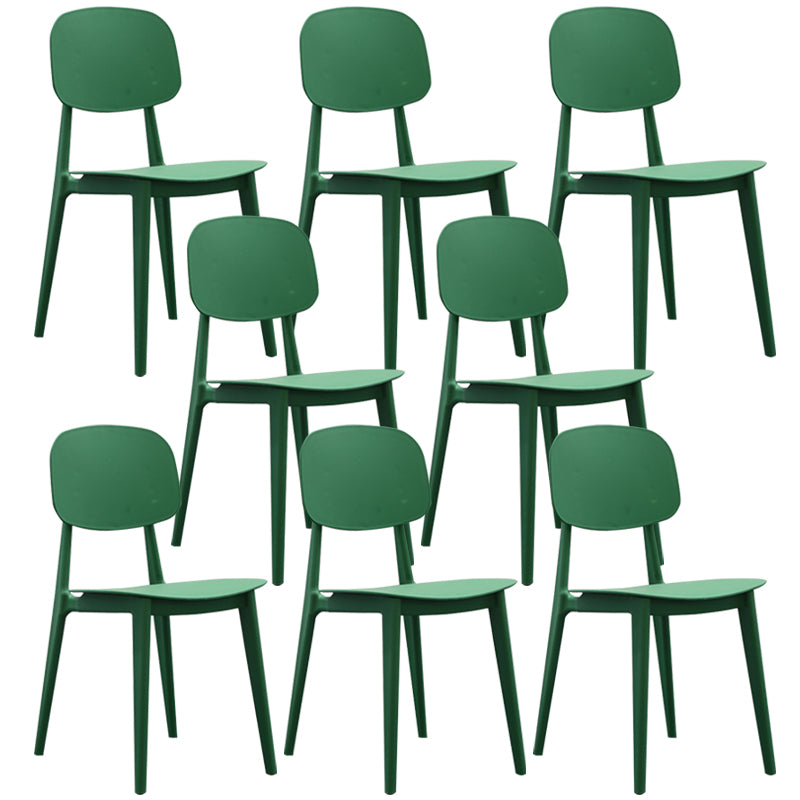 Plastic nordique Open Danding Dining Claid 32 "H Chaise de salle à manger pour restaurant