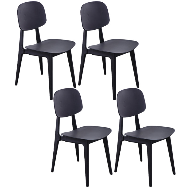Plastic nordique Open Danding Dining Claid 32 "H Chaise de salle à manger pour restaurant