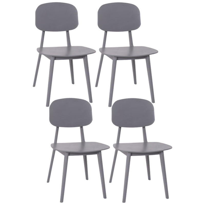 Plastic nordique Open Danding Dining Claid 32 "H Chaise de salle à manger pour restaurant