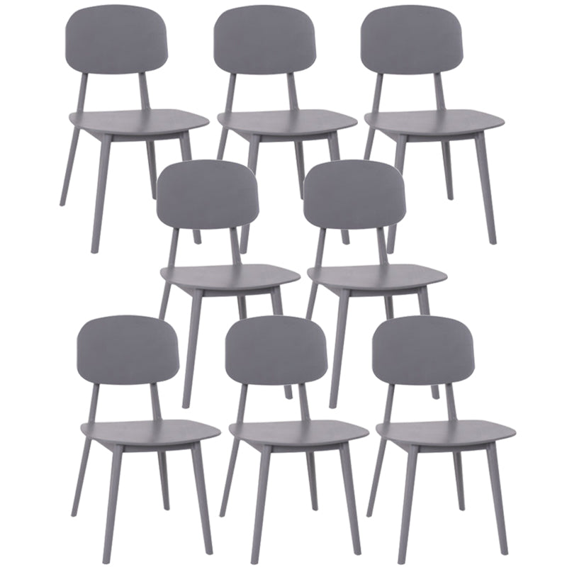 Plastic nordique Open Danding Dining Claid 32 "H Chaise de salle à manger pour restaurant