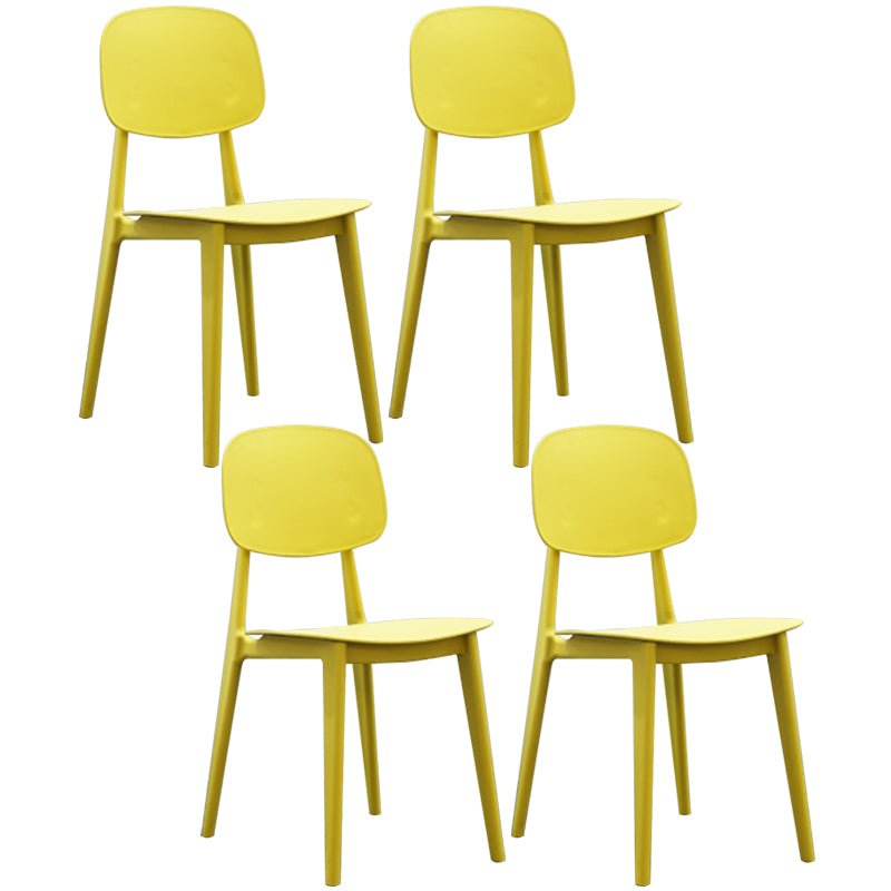Plastic nordique Open Danding Dining Claid 32 "H Chaise de salle à manger pour restaurant